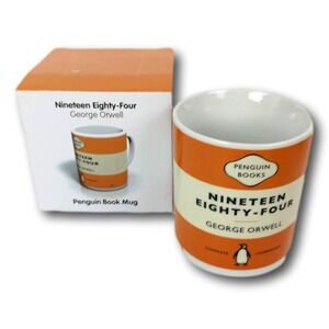 Penguin Book Nineteen Eighty Four Mug George Orwell 14 oz Boxed 1984 New